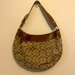 Coach Soho Pleated Brown Leather VINTAGE